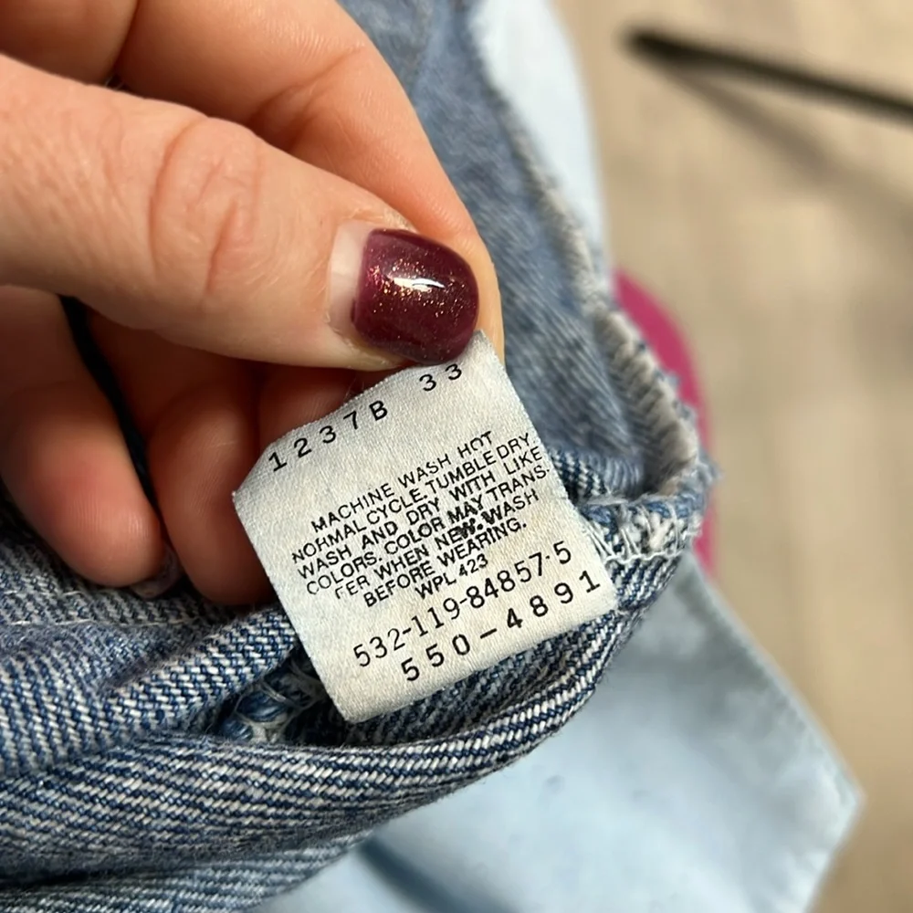Levis 550 regular